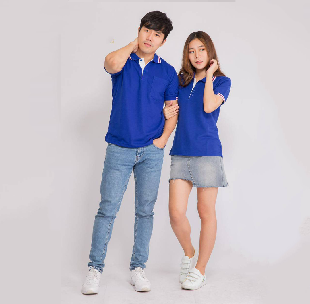 เสื้อโปโล สีน้ำเงิน